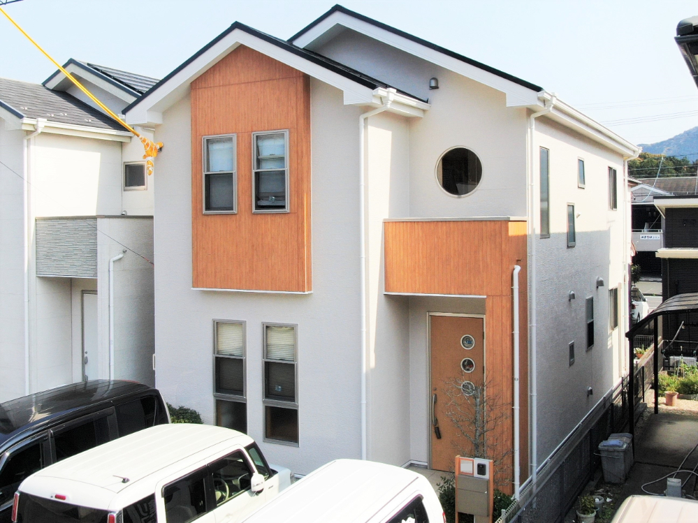 豊橋市K様邸　外壁塗装工事（ガイソーウォールフッ素4FⅡ）