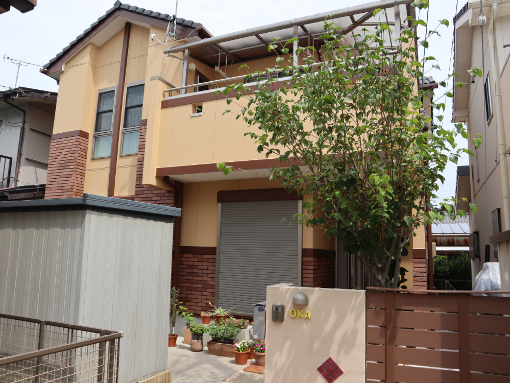 豊川市O様邸　外壁塗装工事（ガイソーウォールマットマックスF）