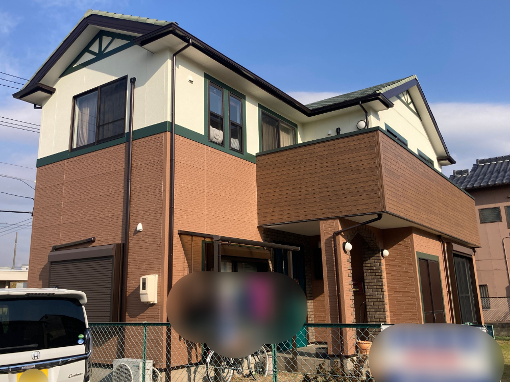 豊橋市I様邸【富士ハウス】外壁塗装工事（ナノコンポジットW／15-50F・20-90C）