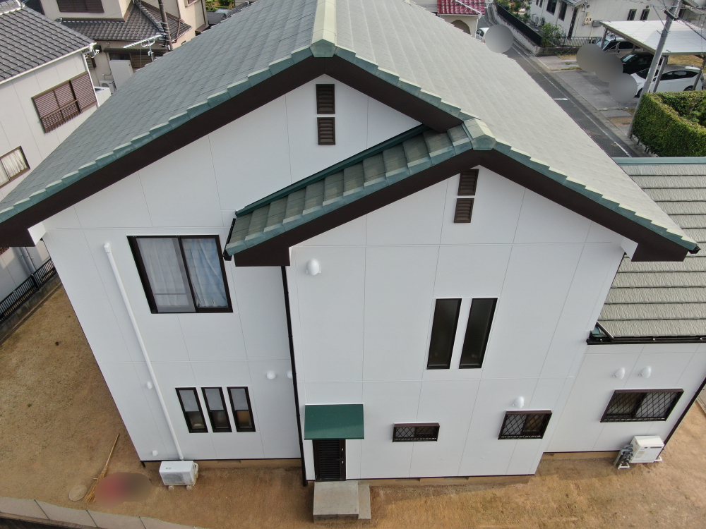 豊川市S様邸【富士ハウス】外壁塗装工事（ナノコンポジットW／25-85A）